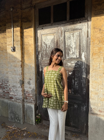 Ahaana Kurti in Green