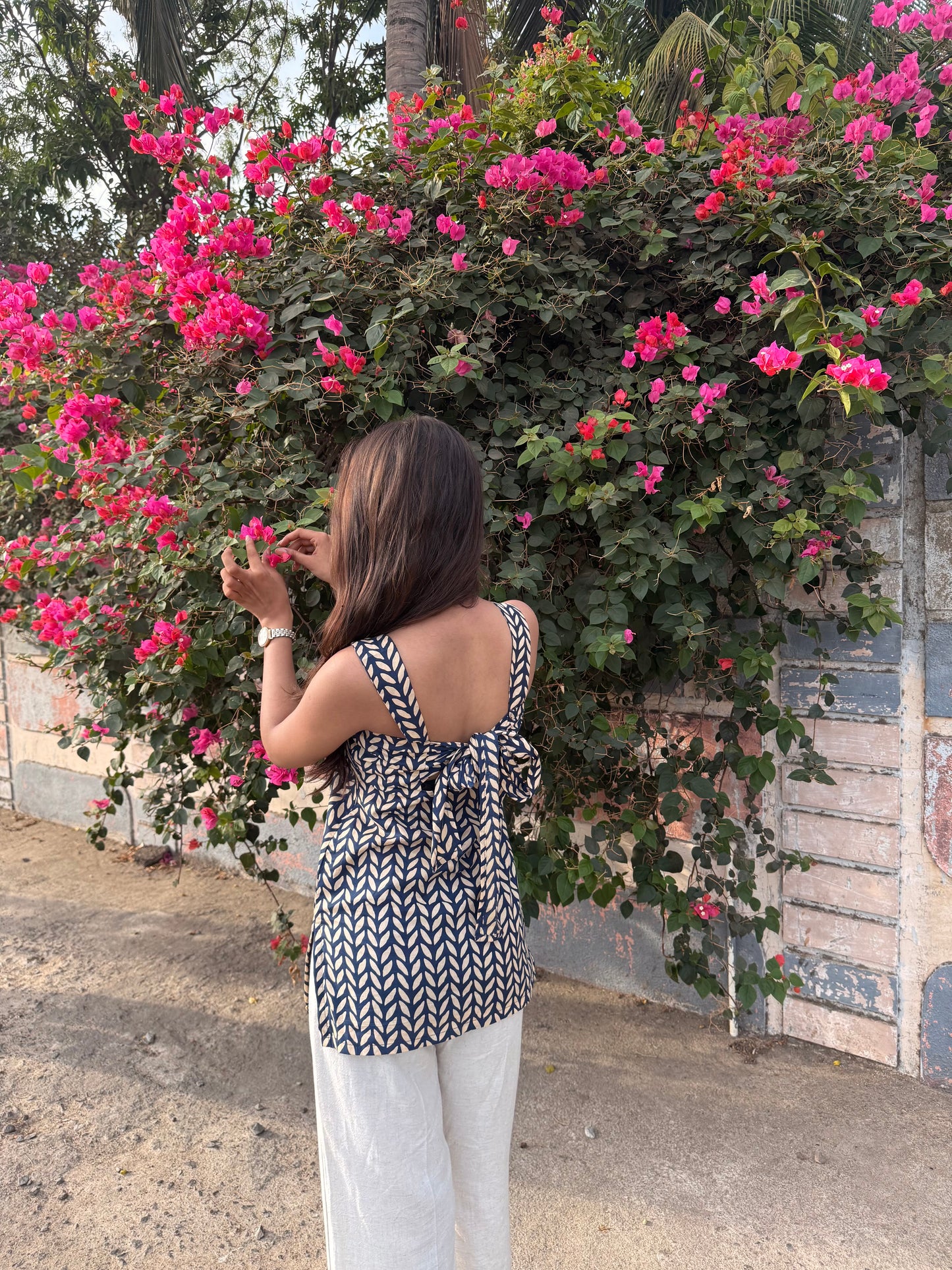 Ahaana Kurti in Blue