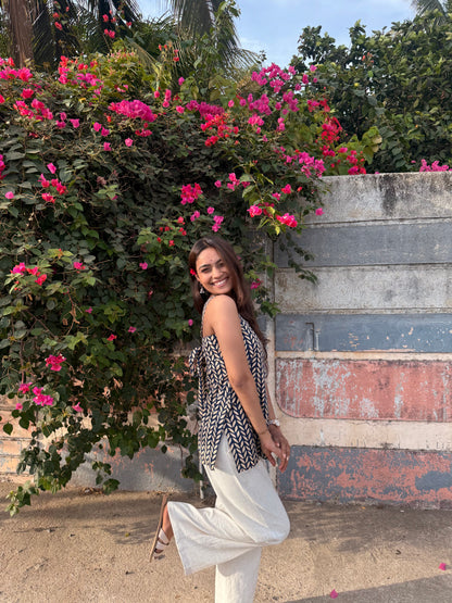 Ahaana Kurti in Blue