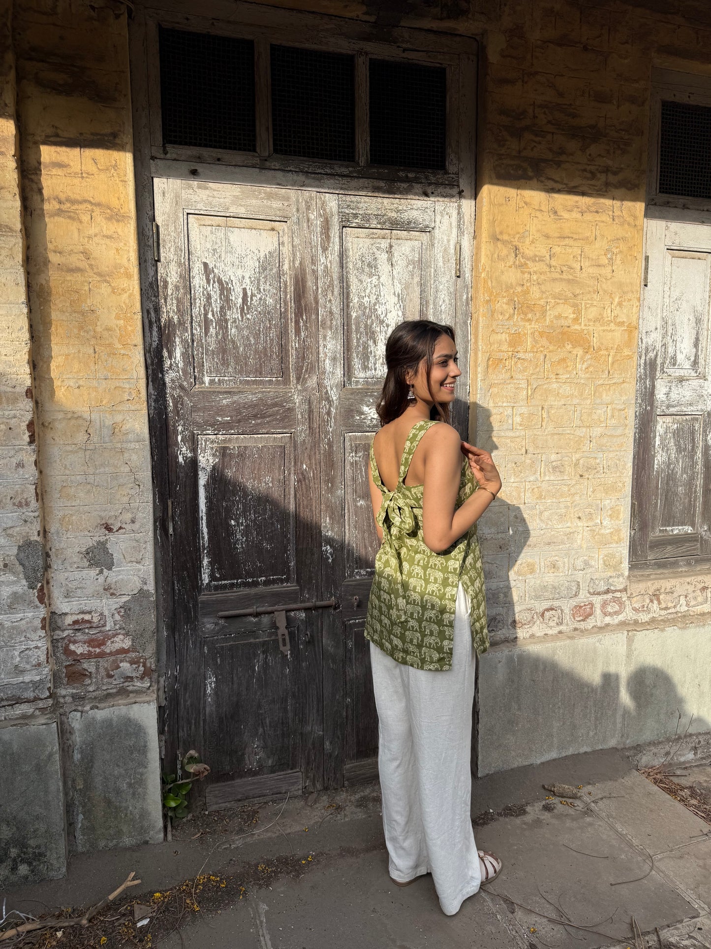 Ahaana Kurti in Green
