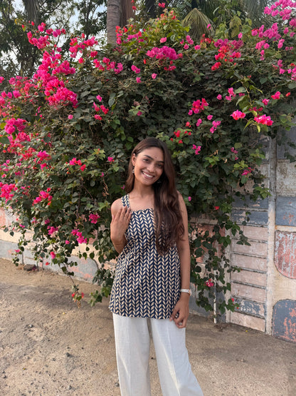 Ahaana Kurti in Blue